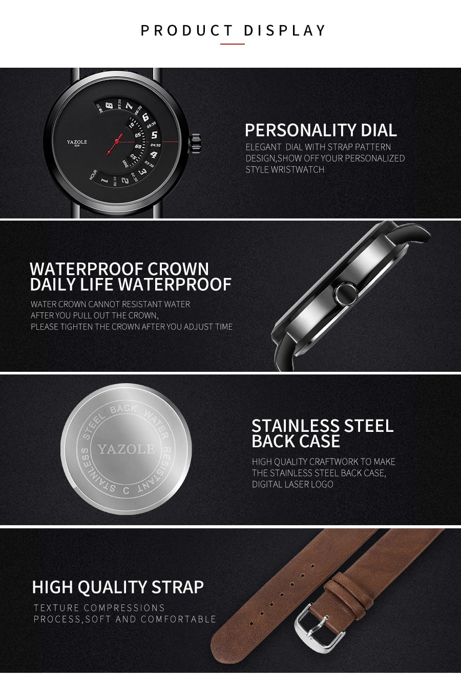 Casual Waterproof Quartz Watch For Men - Premium Watches from Dressmycell.com - Just $20.00! Shop now at Dressmycell.com Casual Waterproof Quartz Watch For Men - Premium Watches from Dressmycell.com - Just $20.00! Shop now at Dressmycell.com